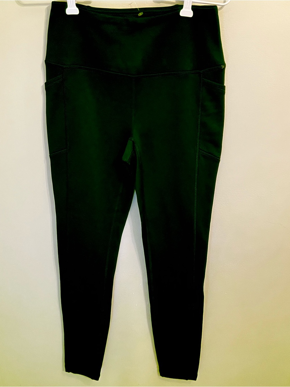 Spyder Active lined High-Rise Black Women's Leggings with Side Pockets Size S